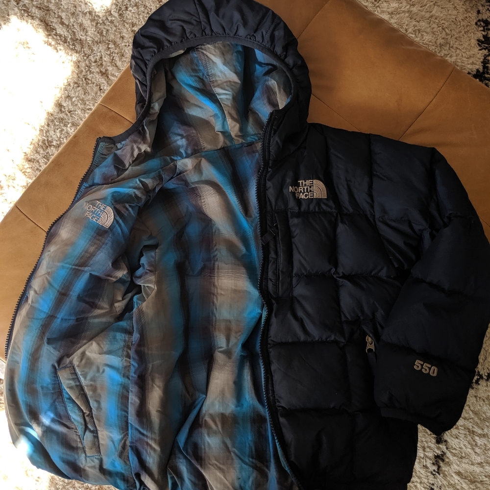 Reversible goose down coat by The North Face